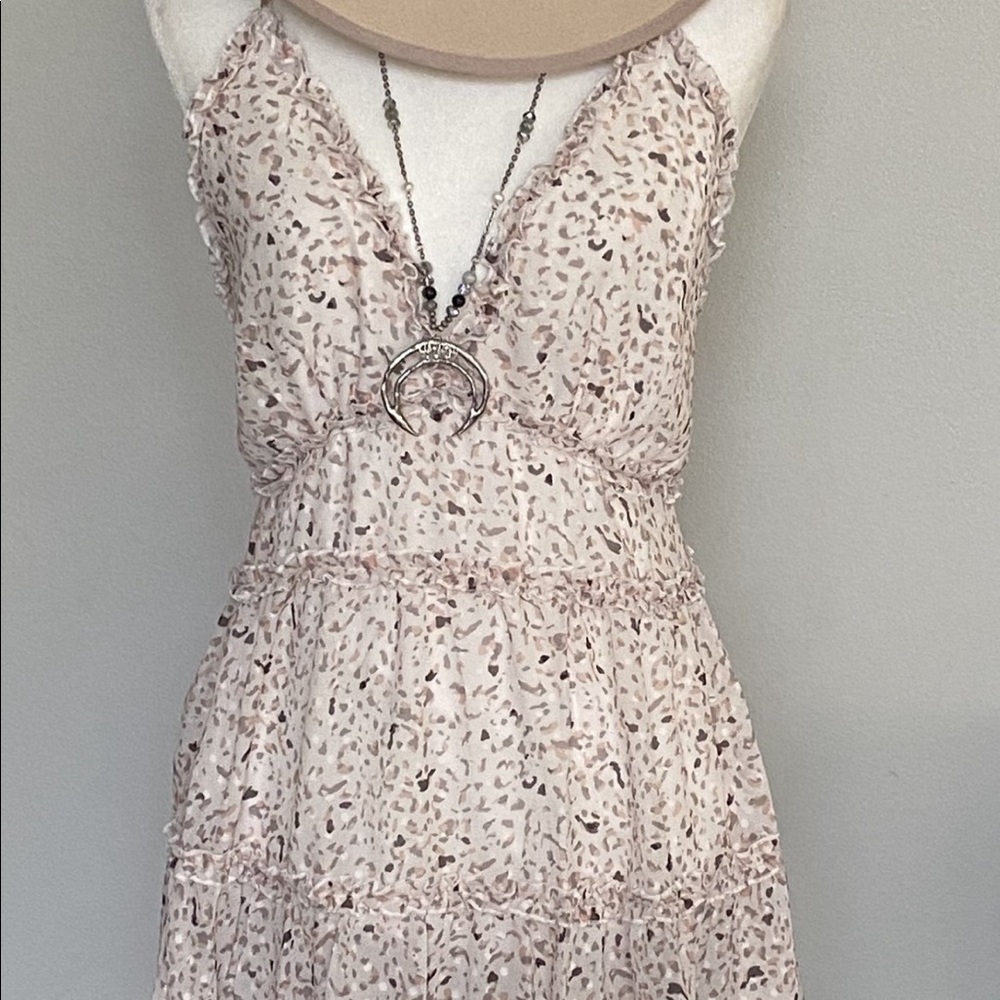 Ivory print Dress NWT